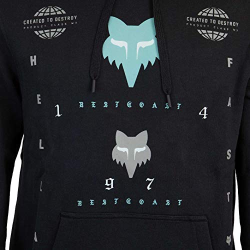 Fox Mawlr - Sudadera con capucha para hombre Negro XL