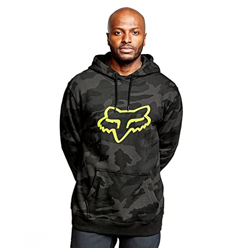 Fox Men's Legacy Head Long Sleeve Pullover Hoodie Black Camo M