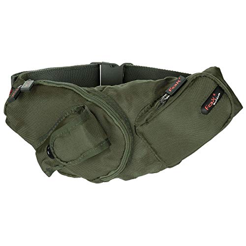 FOX OUTDOOR WAIST BAG WITH PHONE POUCH GREEN OD MFH