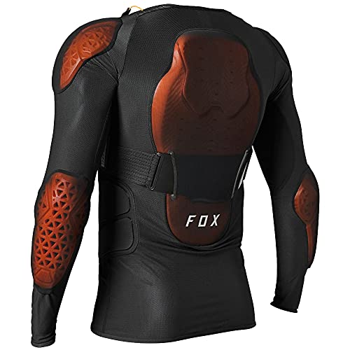 Fox Racing BASEFRAME PRO D30 - Chaqueta de motocross para hombre, color negro, talla mediana