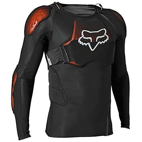 Fox Racing BASEFRAME PRO D30 - Chaqueta de motocross para hombre, color negro, talla mediana