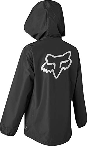 Fox Racing Chaqueta de agua unisex para niños Youth Ranger de 2,5 l negro M