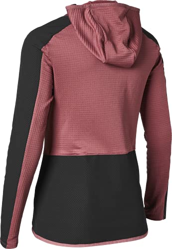 Fox Racing Defend Thermo Hoodie Camisa, Rosa pálido, M para Mujer