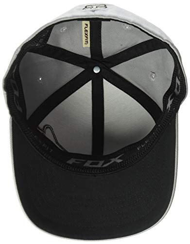 Fox Racing Gorra Flex 45 Flexfit para Hombre, Color Gris Acero, Grande/XL