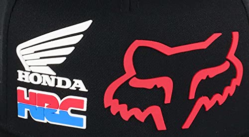 Fox Racing Honda HRC Black Flexfit Hat - L-XL (7 1/8-7 5/8)