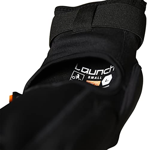 Fox Racing Launch Elbow Guard Lanzamiento D3O Codo Guardia, Hombre, Negro, L