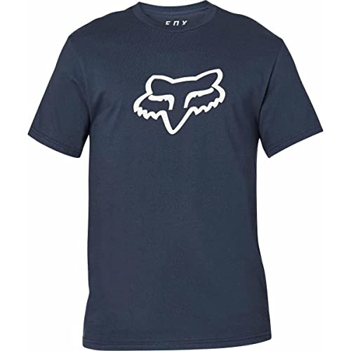 Fox Racing Men's Legacy Fox Head Shirts,2X-Large,Midnight Camiseta, XXL para Hombre