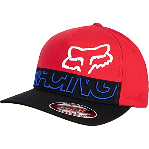 Fox Skew Flexfit - Gorra, Flame Red, S/M