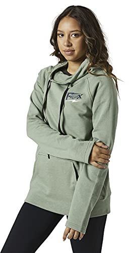 Fox Womens Clean Up Pullover Hoodie Sage XS