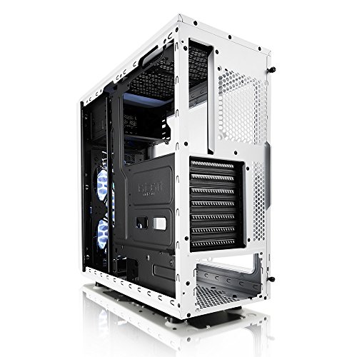 Fractal Design Focus G Midi-Tower Blanco Carcasa de Ordenador - Caja de Ordenador (Midi-Tower, PC, ATX,ITX,Micro-ATX, Blanco, Blanco, Ventiladores de la Caja, Frente)