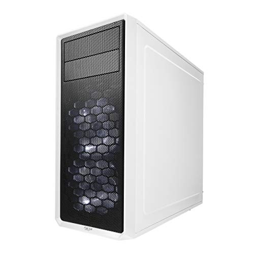 Fractal Design Focus G Midi-Tower Blanco Carcasa de Ordenador - Caja de Ordenador (Midi-Tower, PC, ATX,ITX,Micro-ATX, Blanco, Blanco, Ventiladores de la Caja, Frente)