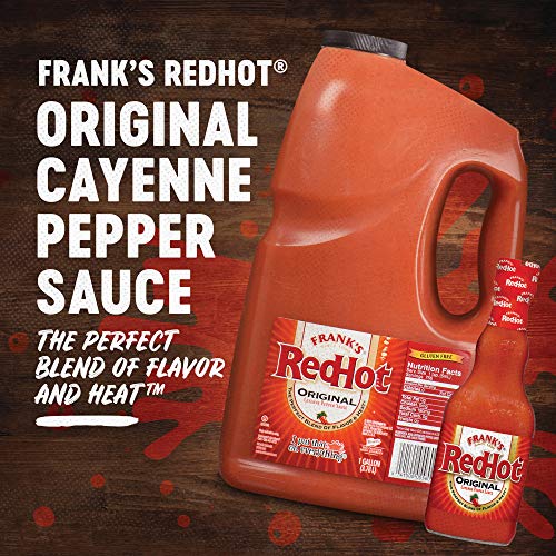 Frank's RedHot Pepper Sauce - Salsa de Pimientas de Cayena Envejecidas - 100% Natural - 3,78L