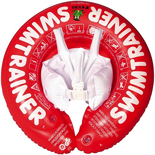 Fred's Swim Academy 10110 Flotador de aprendizaje de natación para niños, Nadar Entrenador, Color rojo, Talla Única
