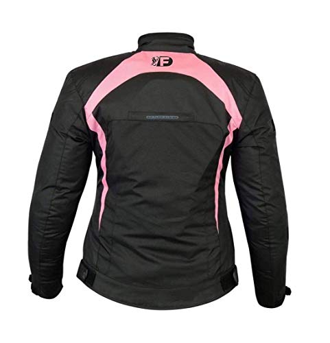 FREEDAY CHAQUETA RIDER-2 MUJER NEGRA/ROSA (XS, ROSA/NEGRA)