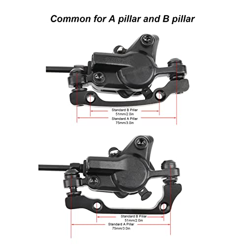 Freno de Aceite para Bicicleta, Kit de Freno de Disco Hidráulico para Bicicleta, Juego de Freno de Disco a Presión de Aceite para Bicicleta, Accesorios para Bicicleta