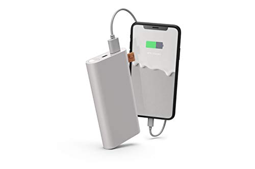 Fresh ‘n Rebel Powerbank 12000 mAh USB-C | Cargador portátil/Battería Externa – 2 Puertos USB-C y USB – Ice Grey