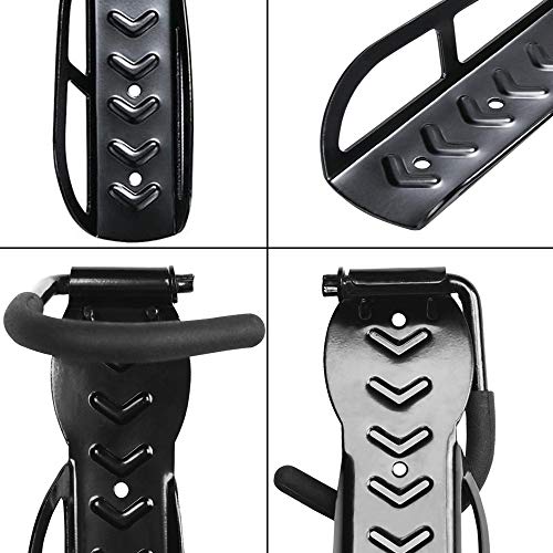 Frofine 2X Soportes de Pared para Bicicleta Gancho Bicicleta Pared Bicicletas Soporte de Montaje en Pared Ahorro de Espacio Bicicleta para 2 Bicicletas Soportes de Pared con Accesorios