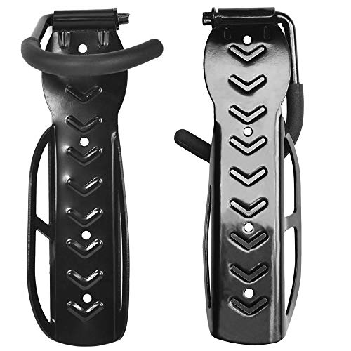 Frofine 2X Soportes de Pared para Bicicleta Gancho Bicicleta Pared Bicicletas Soporte de Montaje en Pared Ahorro de Espacio Bicicleta para 2 Bicicletas Soportes de Pared con Accesorios