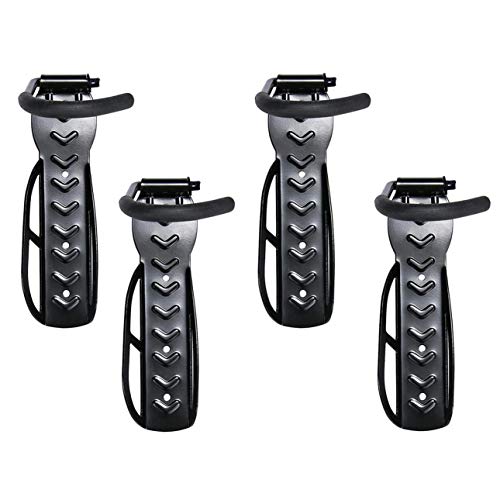 Frofine 4X Soportes de Pared para Bicicleta Gancho Bicicleta Pared Bicicletas Soporte de Montaje en Pared Ahorro de Espacio Bicicleta para 4 Bicicletas Soportes de Pared con Accesorios