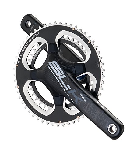 FSA 386evo SL-k Light - Cadena de Carretera (2 x 11), Color Carbon, Grey Decal, tamaño 53/39T, 170mm