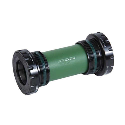 FSA BB-7100-V-Drive NBD MegaExo Pedalier, Unisex, Black, Green, 24 mm