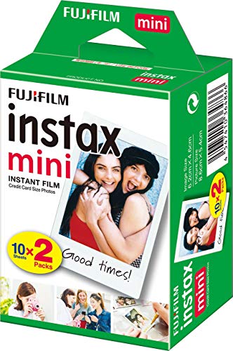 Fujifilm instax mini Brillo - Película fotográfica instantánea (2 x 10 hojas)