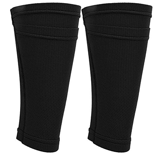 Funda para espinilleras de fútbol, ​​proporciona comodidad y estabilidad Calcetines de espinilleras de doble capa Protector de espinilleras de fútbol para entrenamiento de fútbol para los(Youth/M)