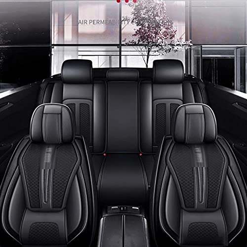 Fundas De Asiento De Coche Cuero Para HYUNDAI Kona 2018-2021, Frente Trasero Juego Completo CojíN De Protectores De Asiento De AutomóVil Impermeable Interior Cubre Asiento Accesorios