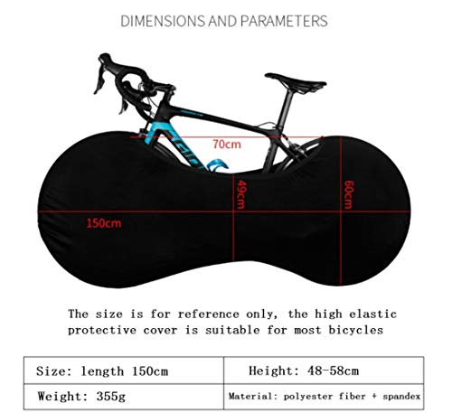 Fundas Para Bicicletas Con Patrón De Dibujos Animados Space Cat, Funda En Interiores Para Bicicletas, Funda Antipolvo De Alta Resistencia, Funda Protectora Anti Uv Bicicletas Carretera Y De Montaña