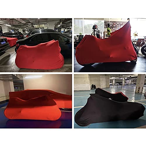 Fundas para motos Cubierta de motocicleta compatible con la cubierta de la moto. YAMAHA XMAX 300, Paño elástico de alta gama interior Campana de bicicleta, resistente a la suciedad Durable, 4 colores