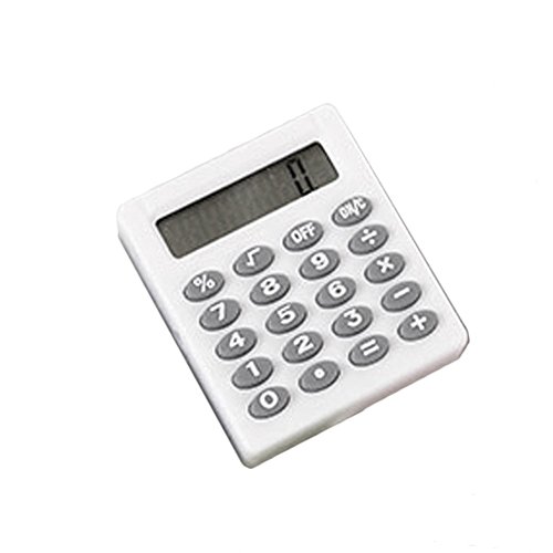 Funie - Calculadora electrónica de 8 dígitos para estudiantes, color verde, color plata talla única