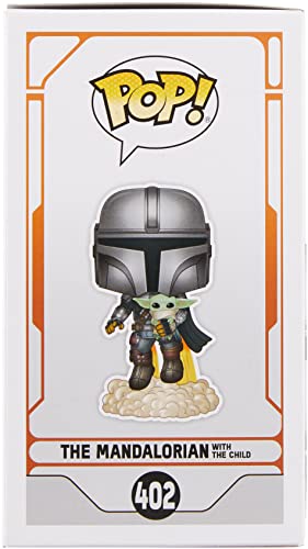 Funko- Pop Star Wars The Mandalorian-Mando Flying w/Jet Pack Figura coleccionable, Multicolor (50959)