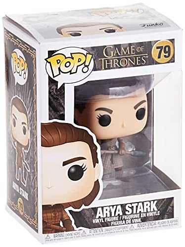 Funko - Pop! TV: Game of Thrones - Arya w/Two Headed Spear Figura Coleccionable, Multicolor (44819)