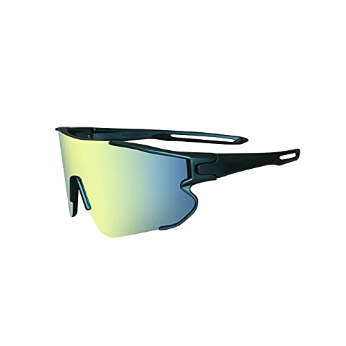 Funní Día Gafas de sol para Mujer Hombre, Lente Polarizadas con Marco TR90, Gafas de Ciclismo para Adulto FD548-1