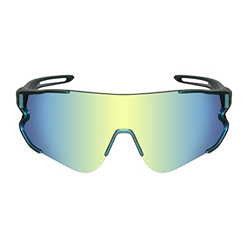 Funní Día Gafas de sol para Mujer Hombre, Lente Polarizadas con Marco TR90, Gafas de Ciclismo para Adulto FD548-1