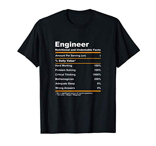 Funny engineer facts Camiseta