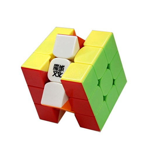 FunnyGoo MoYu WeiLong GTS2M GTS 2M V2M 3x3x3 Cubo mágico + un soporte de MoYu Logo Cube y un MoYu Logo Cube Bag