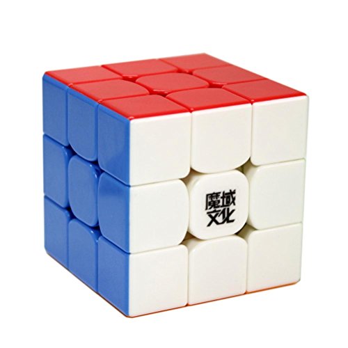 FunnyGoo MoYu WeiLong GTS2M GTS 2M V2M 3x3x3 Cubo mágico + un soporte de MoYu Logo Cube y un MoYu Logo Cube Bag