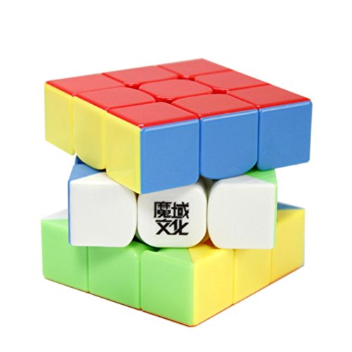 FunnyGoo MoYu WeiLong GTS2M GTS 2M V2M 3x3x3 Cubo mágico + un soporte de MoYu Logo Cube y un MoYu Logo Cube Bag