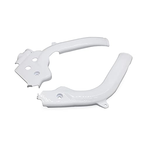 furong Cubierta de protección de protección de Marco de X-Grip Fit for Husqvarna FE FC TE TC TX 125 150 250 300 350 450 500 Bicicleta Sucia Mochila Motocicleta Motocicleta (Color : White)