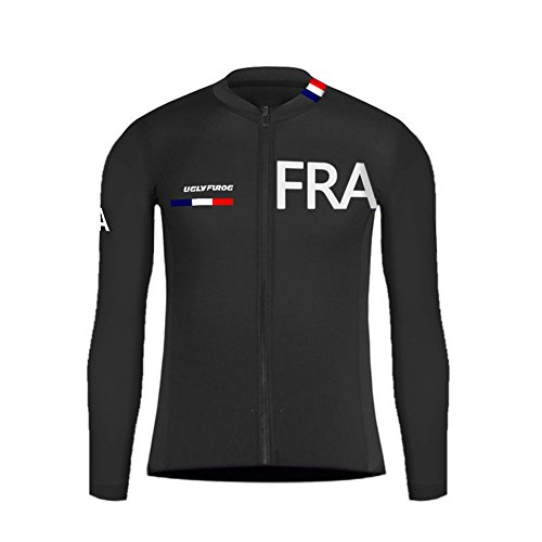 Future Sports Bike Wear Designs para Hombre de Manga Larga Winter Flece de Ciclismo de Bicicleta de Carretera Biking Ropa de Montar SportswearJacket Camisa de Bicicleta Cycling Jersey