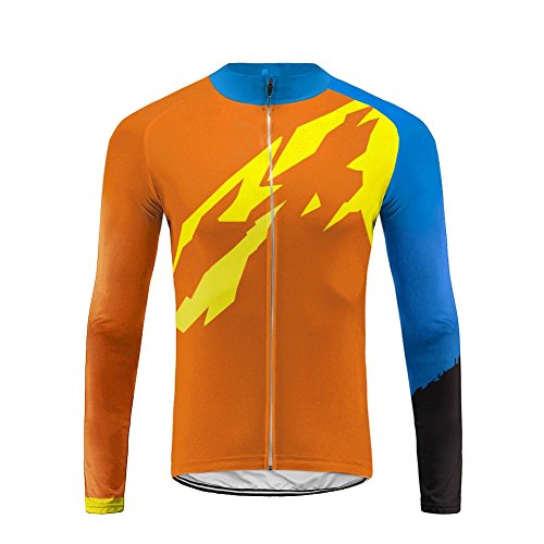 Future Sports Bike Wear Designs - Ropa Ciclismo, Long Pantalones De Langarm-Frühling Ciclismo Bicicleta Jersey con 3D Almohadilla De Gel para Pro Bicicleta Culotte Equipo Ropa Bodies