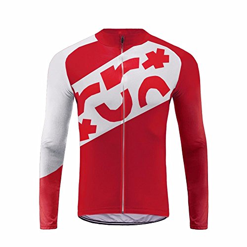 Future Sports Bike Wear Designs - Ropa Ciclismo, Long Pantalones De Langarm-Frühling Ciclismo Bicicleta Jersey con 3D Almohadilla De Gel para Pro Bicicleta Culotte Equipo Ropa Bodies