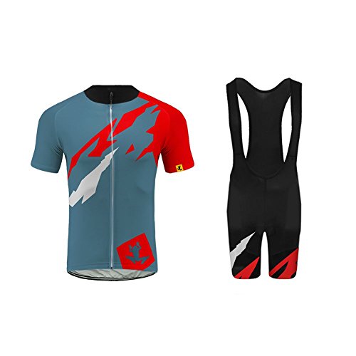 Future Sports Bike Wear Designs - Ropa Ciclismo, Transpirable De Manga Corta Ciclismo Bicicleta Jersey con 3D Almohadilla De Gel para Pro Bicicleta Culotte Equipo Ropa Bodies