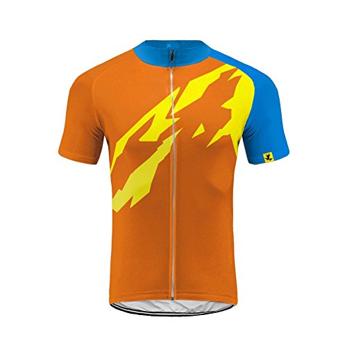 Future Sports Bike Wear Designs - Ropa Ciclismo, Transpirable De Manga Corta Ciclismo Bicicleta Jersey con 3D Almohadilla De Gel para Pro Bicicleta Culotte Equipo Ropa Bodies