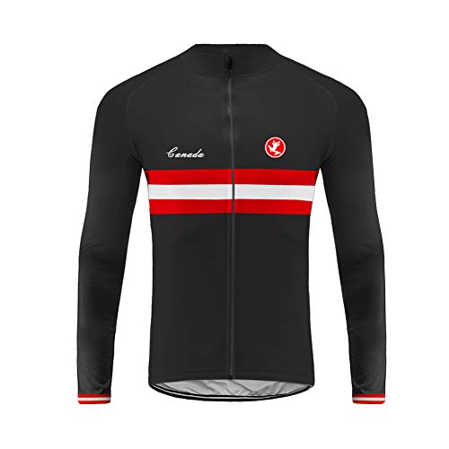 Future Sports Bike Wear Newest Designs Maillot Ciclismo Hombre, Maillot Bicicleta Hombre, Camiseta Ciclismo con Manga Larga 100% Poliéster Transpirable Top