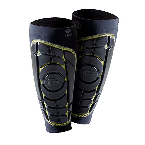 G-Form Pro-S Elite Espinilleras - Negro/Armarillo, L