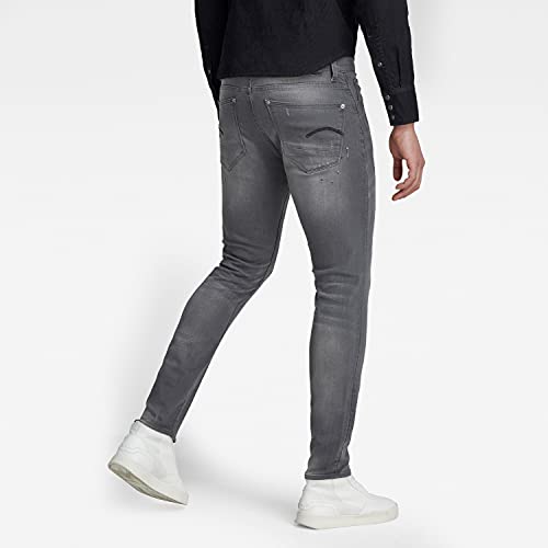 G-STAR RAW Revend Skinny Jeans, Azul (Lt Aged Destroy 6132-1243), 31W / 32L para Hombre