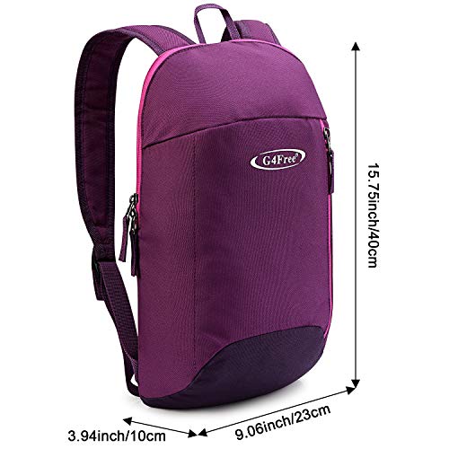 G4Free 10L Mini Mochila de Senderismo Ligera Pequeño Mochila Multiusos para al Aire Libre Adultos Adolescentes Hombres Mujers