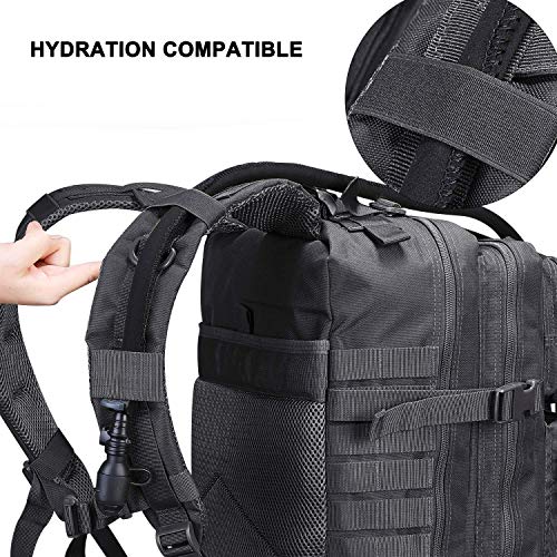 G4Free 40L Mochila Táctica Bolso de Senderismo Ligera al Aire Libre Estilo Militar Múltiple Función para Caza Acampar Senderismo Trekking Ciclismo Camping